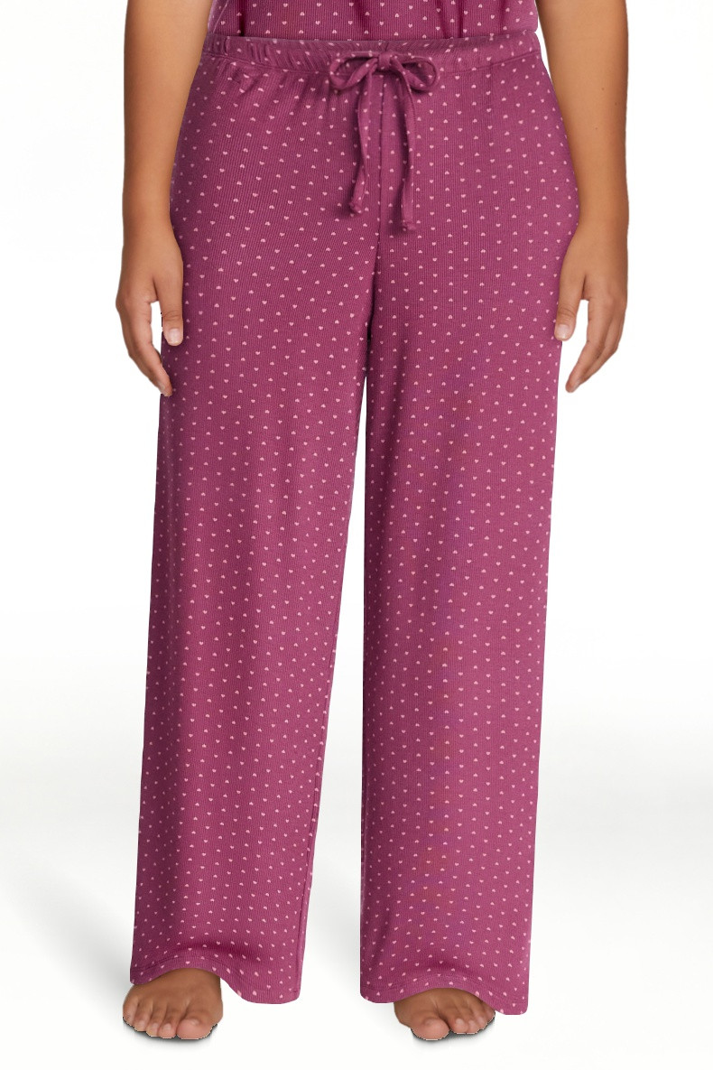 Joyspun Women’s Modal Blend Ribbed Sleep Pants, 29'' Inseam, Sizes XS-3X | Walmart (US)