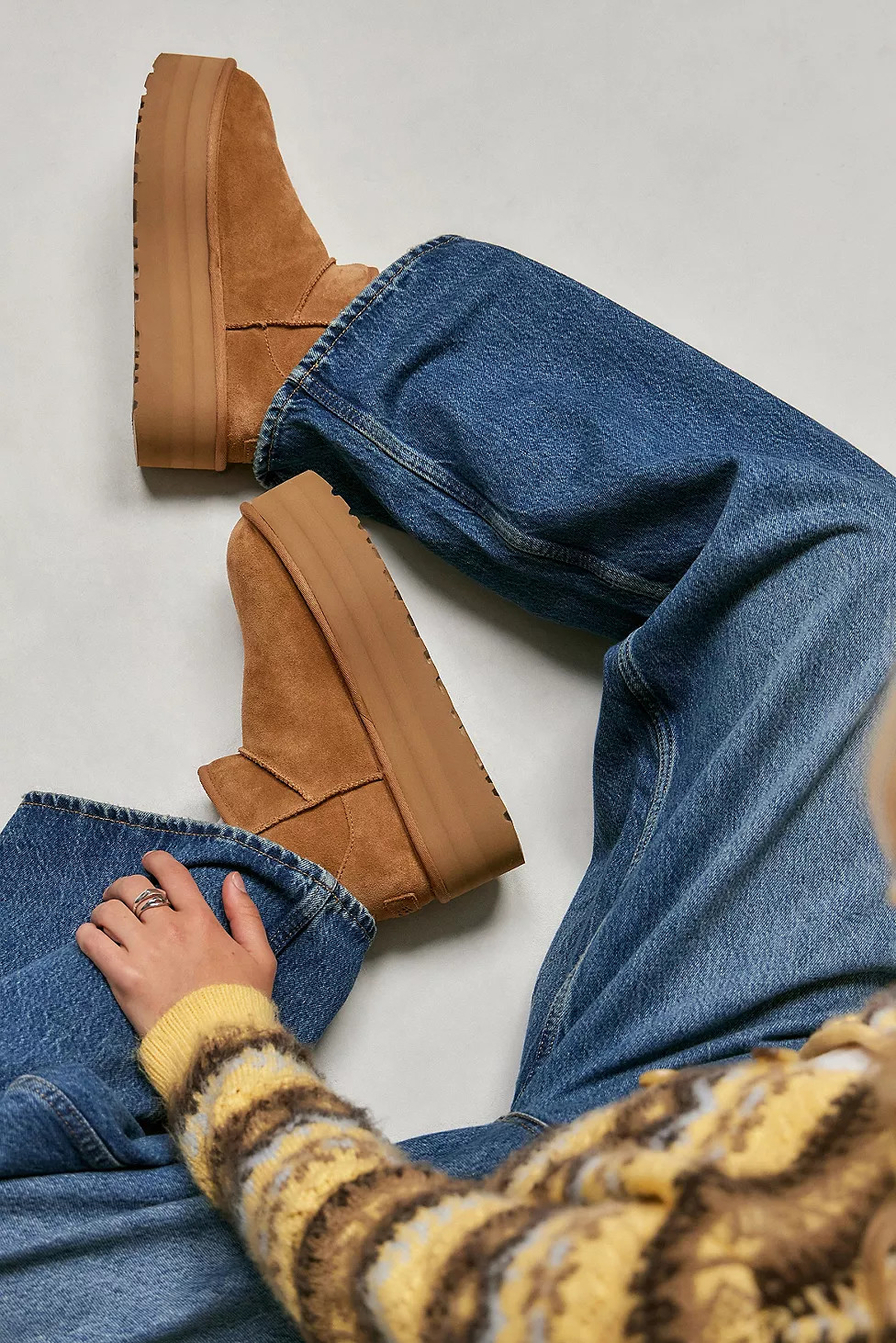 UGG Chestnut Classic Ultra-Mini Platform Boots | Urban Outfitters UK
