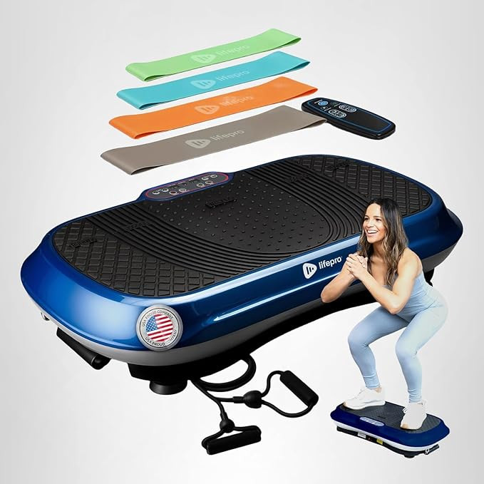 Lifepro Waver Vibration Plate Exercise Machine for Lymphatic Drainage, Muscle Activation, Full-Bo... | Amazon (US)