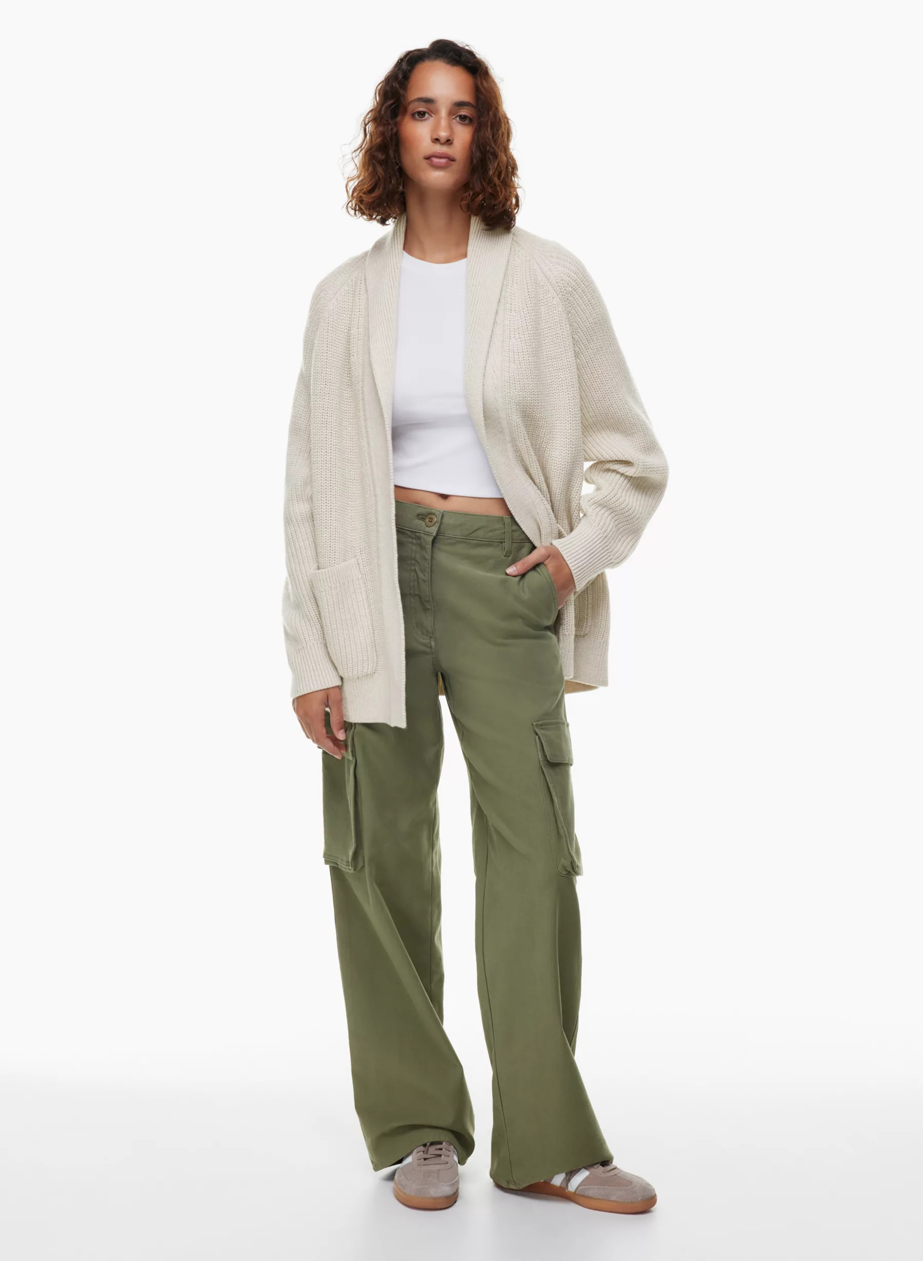 TRAVEL CARDIGAN | Aritzia