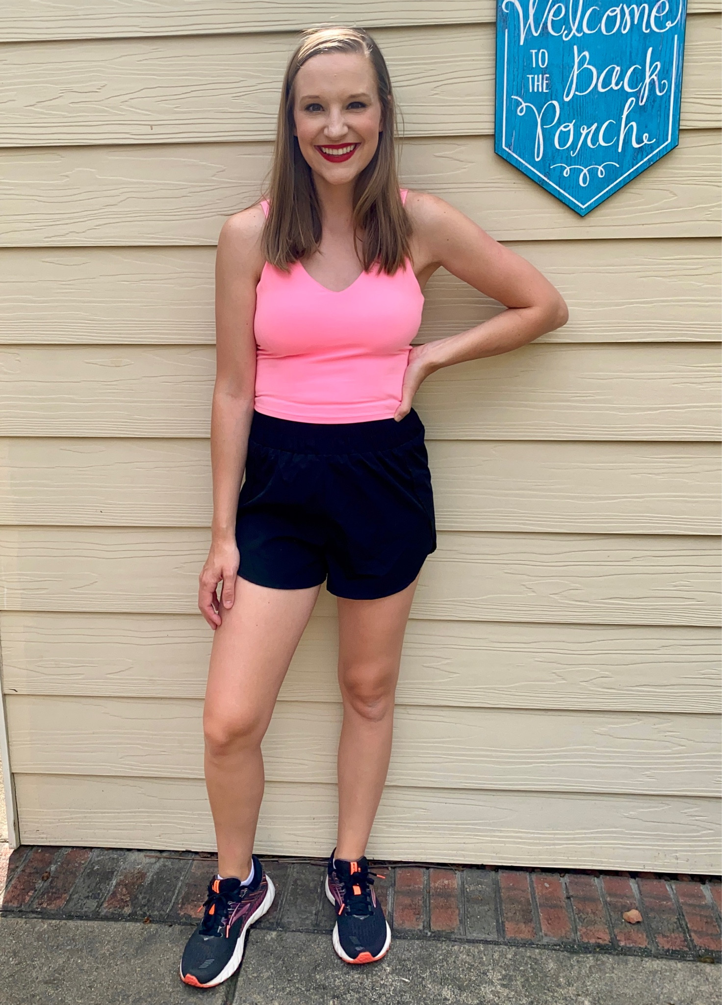 Target athletic wear! Target cropped workout tank top! High waisted workout shorts! High waisted athletic shorts! 

#LTKActive #LTKFitness