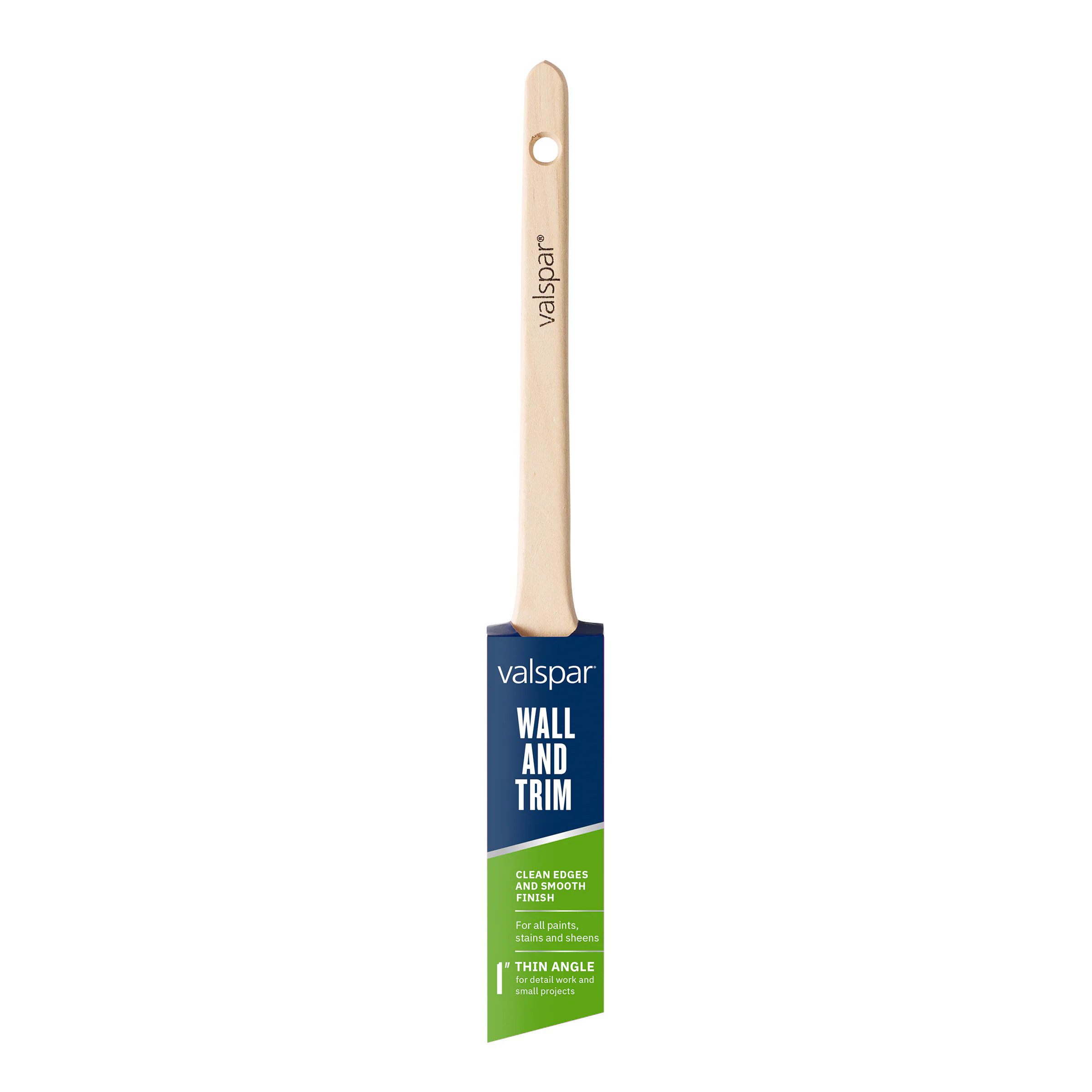 Valspar 1-in Reusable Polyester Angle Paint Brush (Sash Brush) | 882545100 | Lowe's