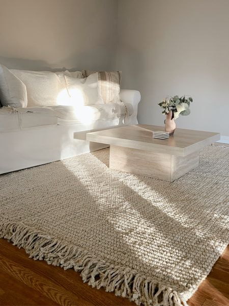 Finally got our jute rug from Wayfair! Perfect for the living room. It’s eco friendly and suits our minimalist, cream/neutral aesthetic.
Size: 6 x 9
This rug is also on sale right now! 

#LTKSaleAlert #LTKHome