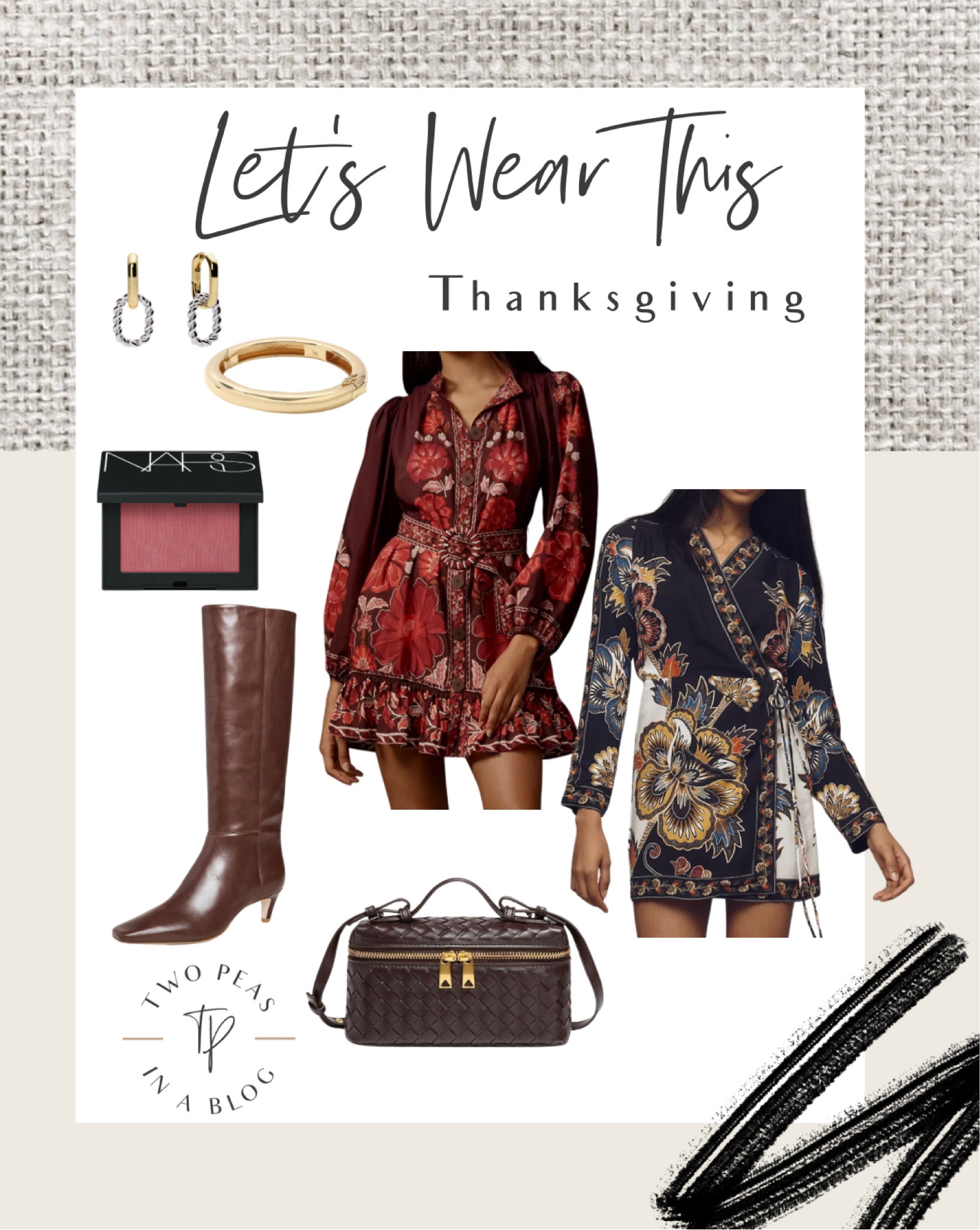 What to wear. Thanksgiving outfit ideas. Fall style. Fall floral dress. Knee high boots. 

#LTKStyleTip #LTKSeasonal #LTKOver40