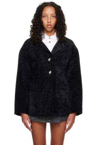 Black Fitted Blazer | SSENSE