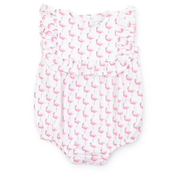 Pearl Girls' Pima Cotton Bubble - Fabulous Flamingos | Lila and Hayes