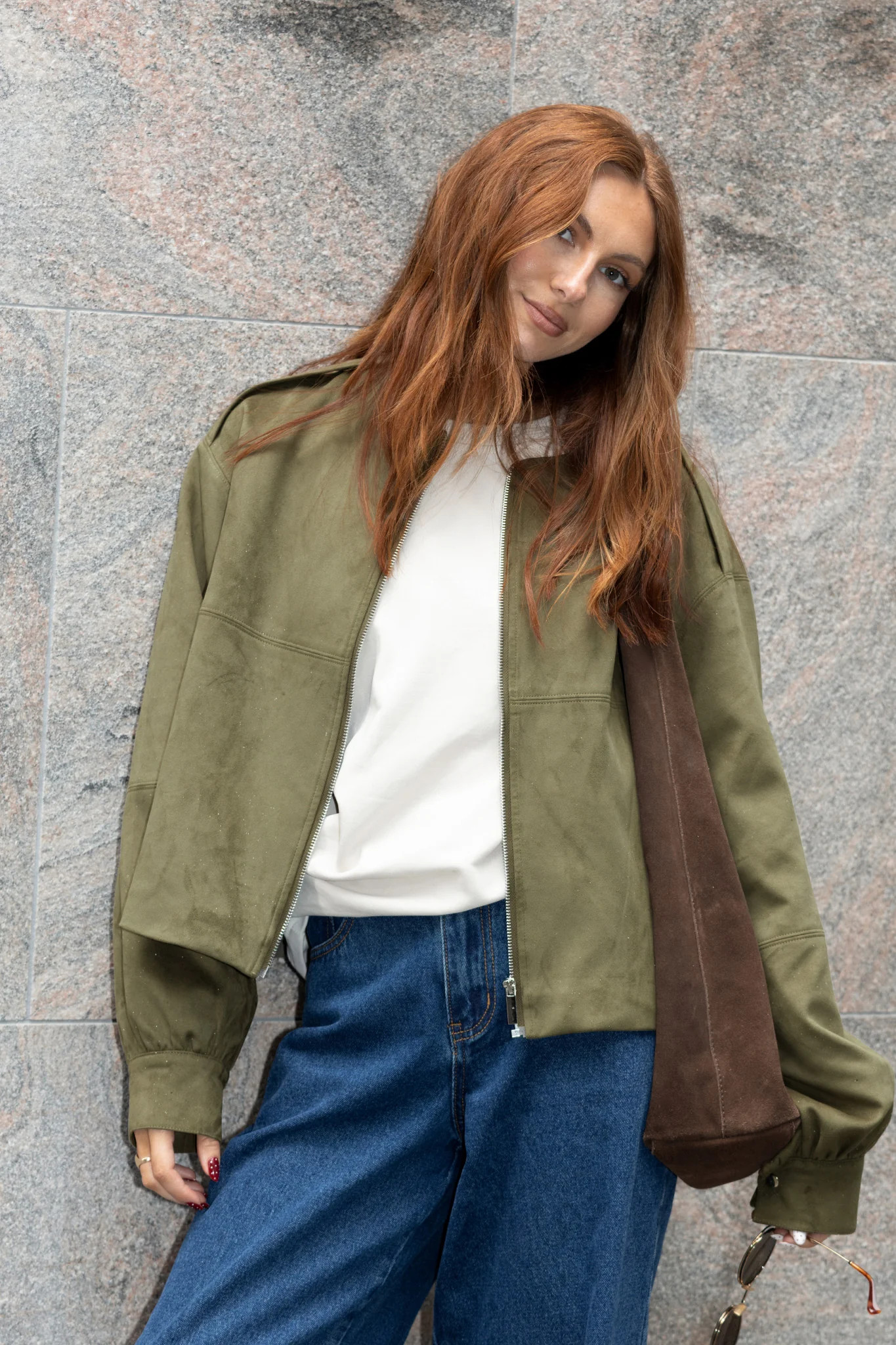 BRAY FAUX SUEDE JACKET | SNDYS (global)