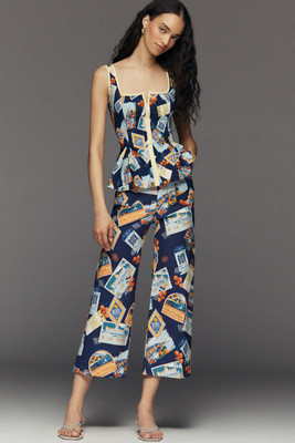 Colette High-Rise Wide-Leg Pants in Magic Fabric | Anthropologie (US)