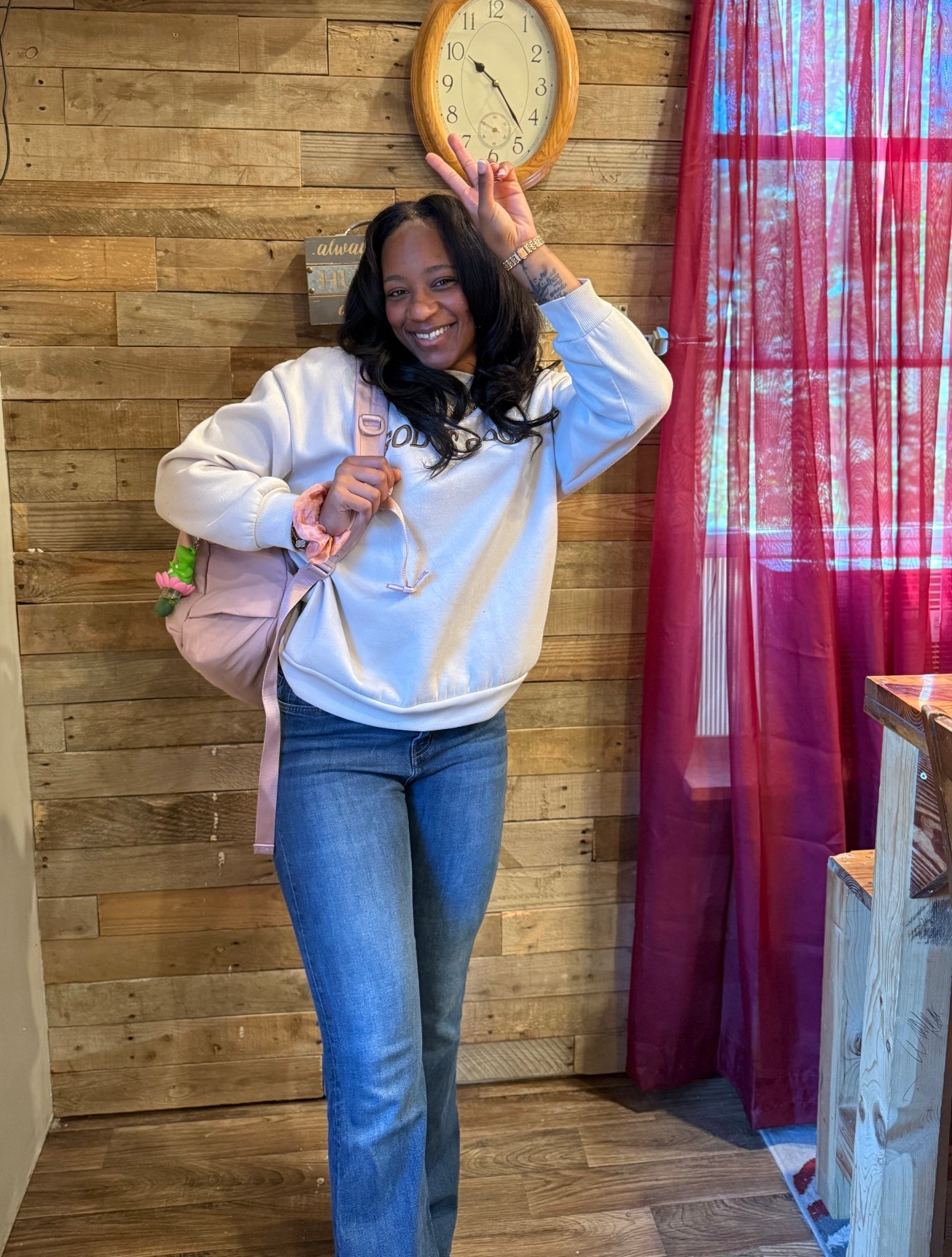 Mama is officially off to school 😭✏️

#LTKMidsize #LTKFindsUnder50 #LTKStyleTip