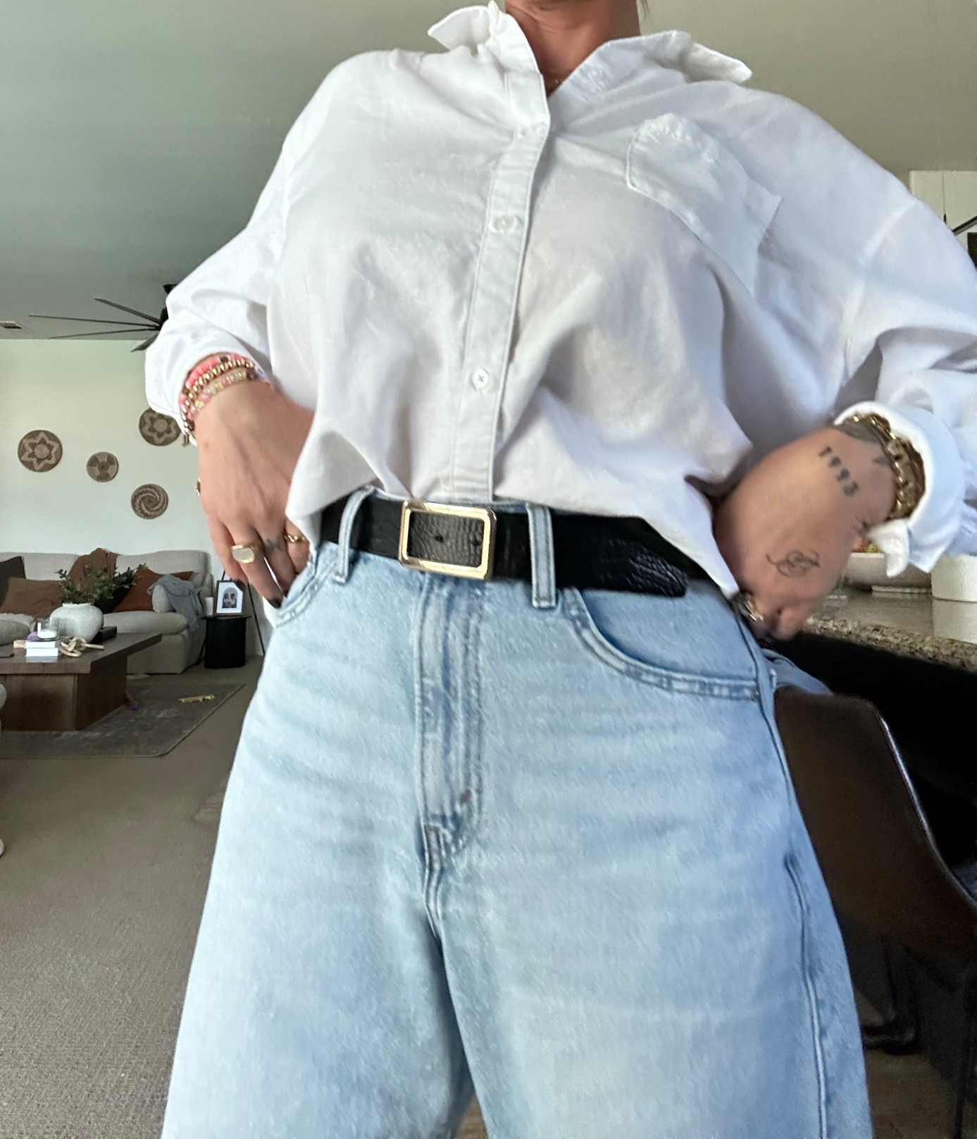 Softest button down & BEST JEANS EVR