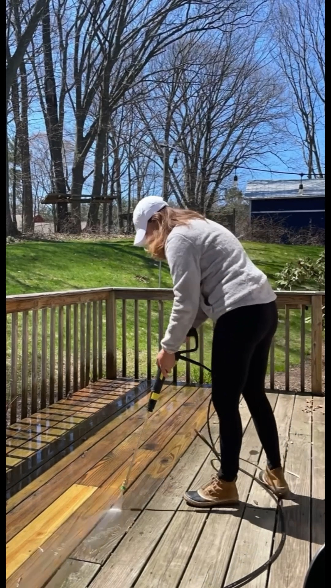 Prepping our deck for spring takes work but it’s always fun to get out all of the furniture.  

Outdoor furniture.  Power sprayer.  Leaf blower.  Walmart sofa.  Swivel chairs.  Black coffee table.  Veradek planter.  

#LTKHome #LTKSeasonal #LTKSaleAlert