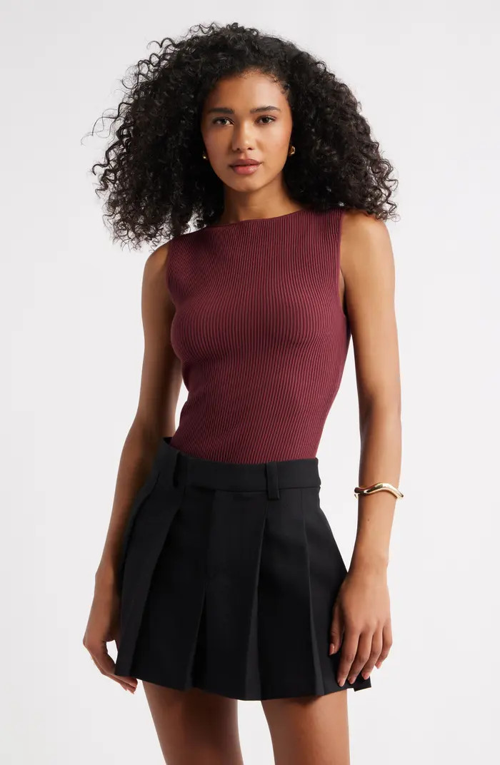 Luxe Sculpt Rib Sweater Tank | Nordstrom