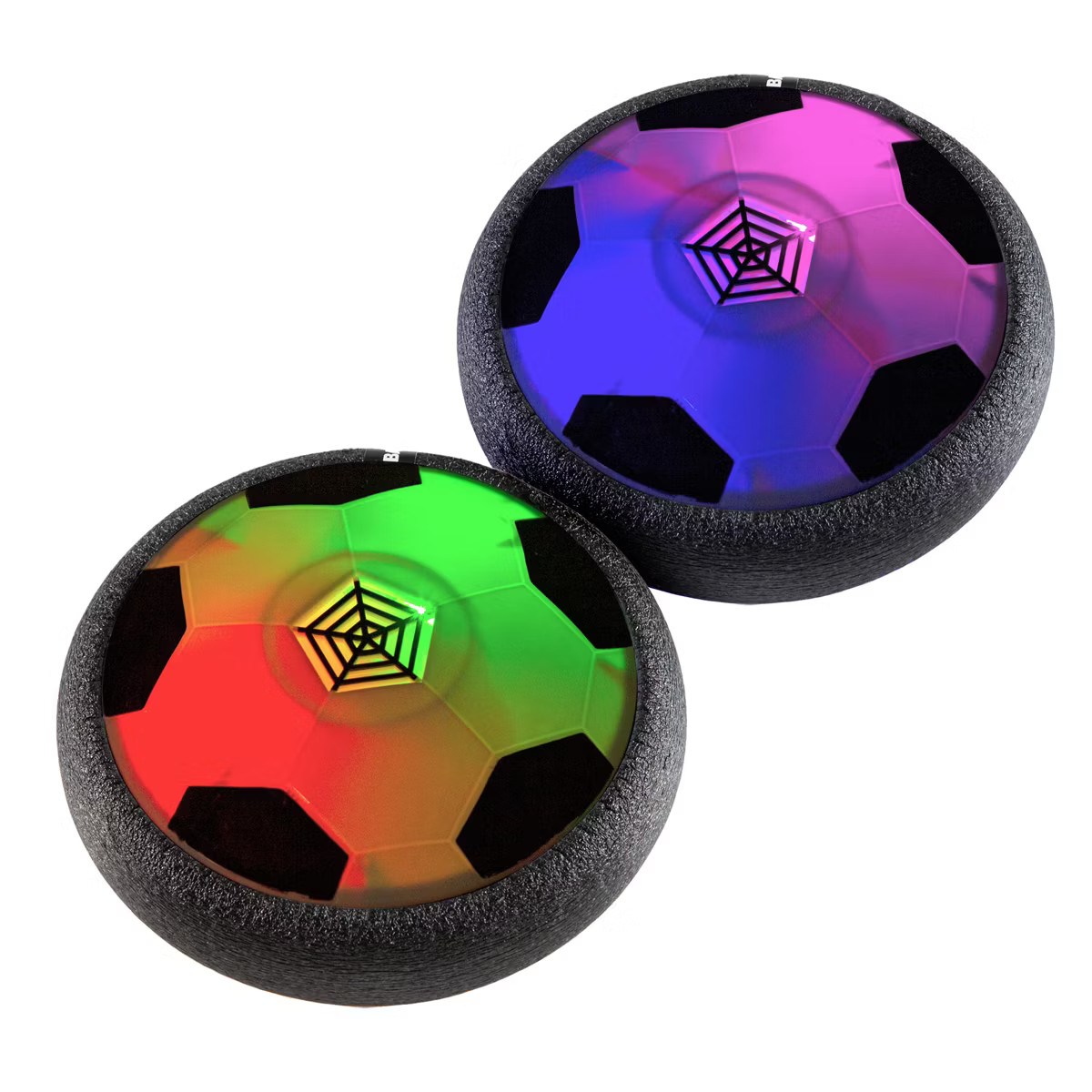 Trademark Games Hover Soccer Ball 2-Pack - Air Soccer Balls with LED Lights and Soft Bumpers for ... | Target