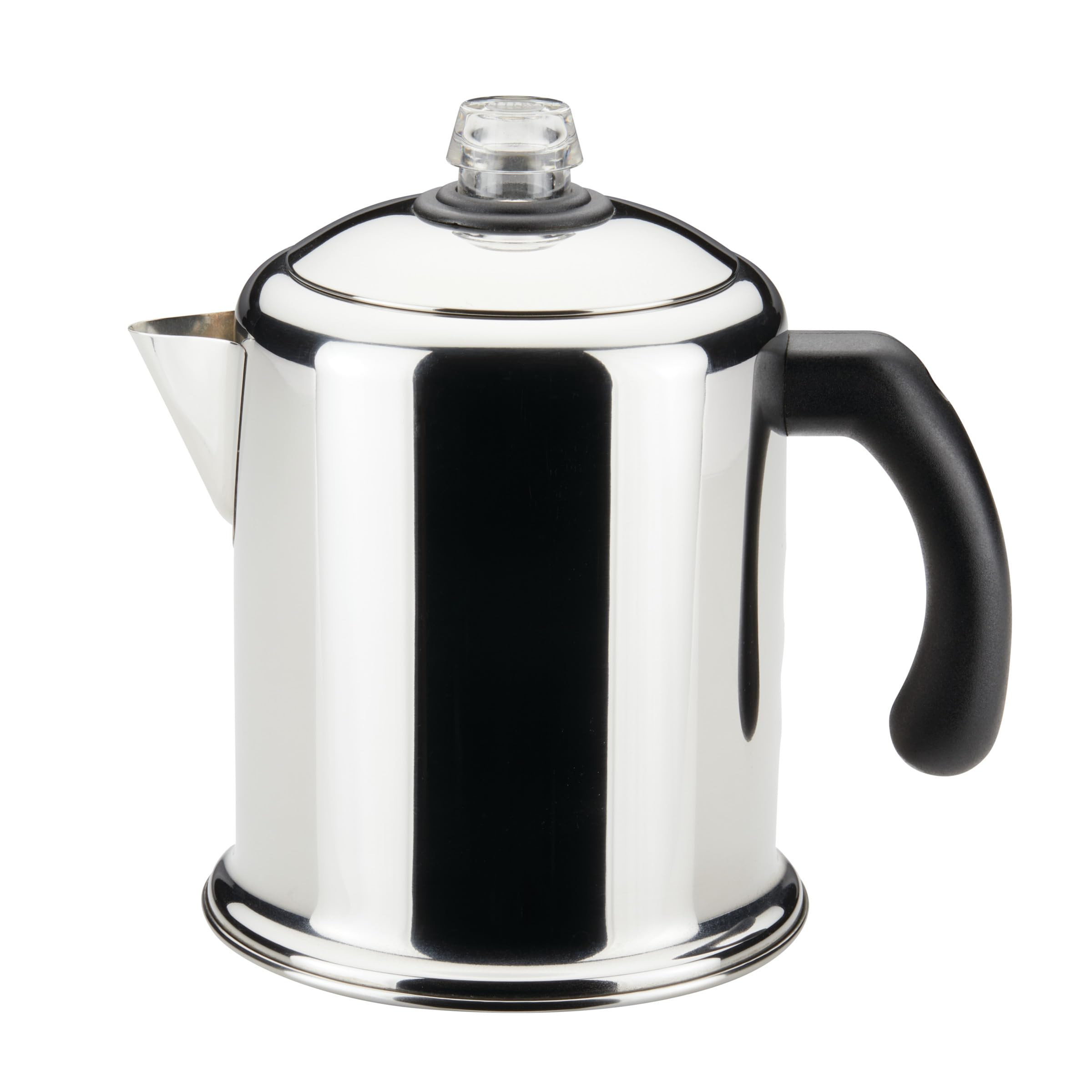 Farberware 50124 Classic Yosemite Stainless Steel Coffee Percolator - 8 Cup, Silver,Stovetop | Amazon (US)