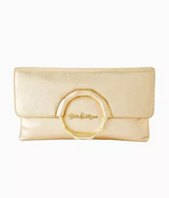 Malindi Leather Clutch | Lilly Pulitzer