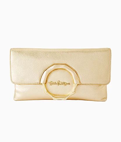 Malindi Leather Clutch | Lilly Pulitzer