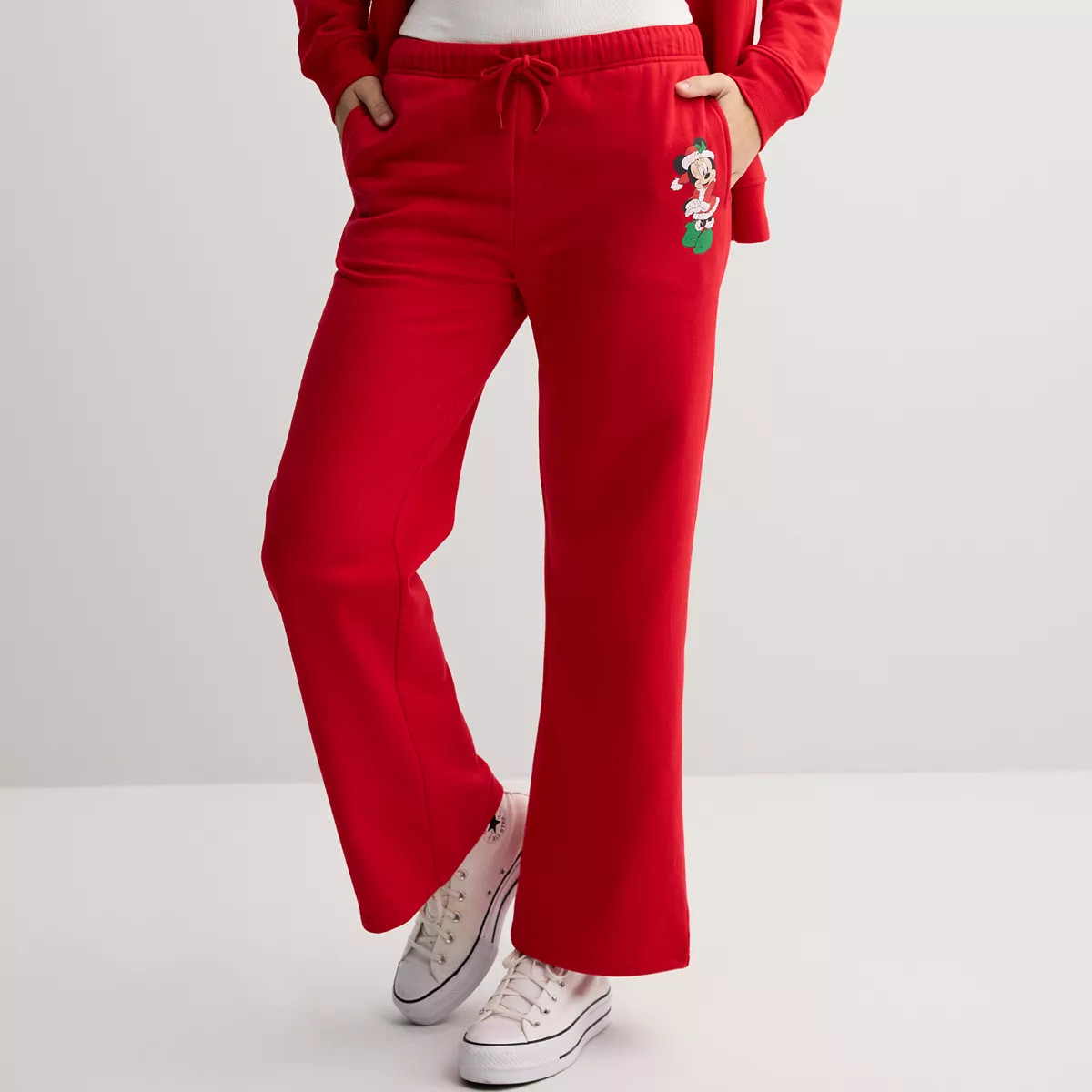 Disney's Minnie Mouse Mrs. Claus Outfit Juniors' Wide Leg Pant | Kohl's