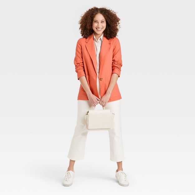 Women's Linen Blazer - A New Day™ | Target