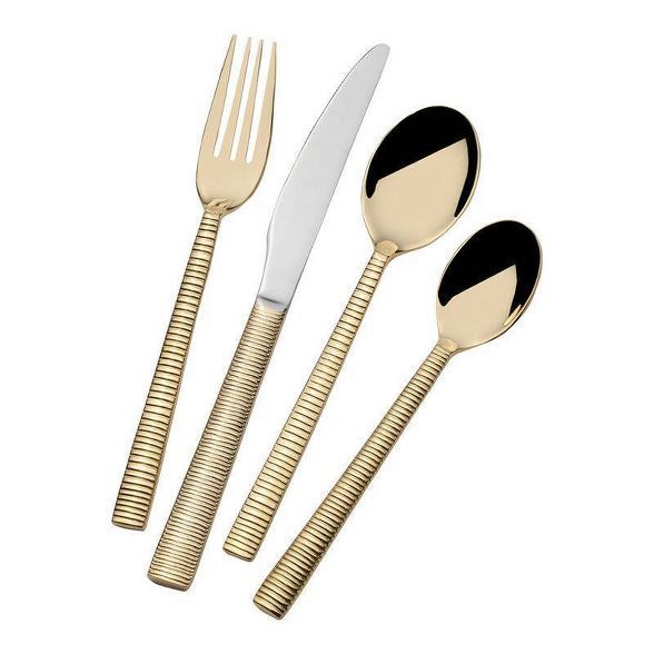 Towle 16pc Stainless Steel Living Forged Abbott Silverware Set | Target