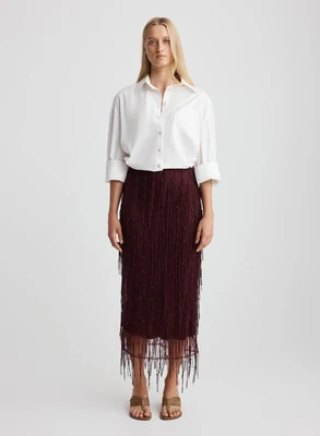 TAWNEY SKIRT (BURGUNDY) | Anna Quan (Global)