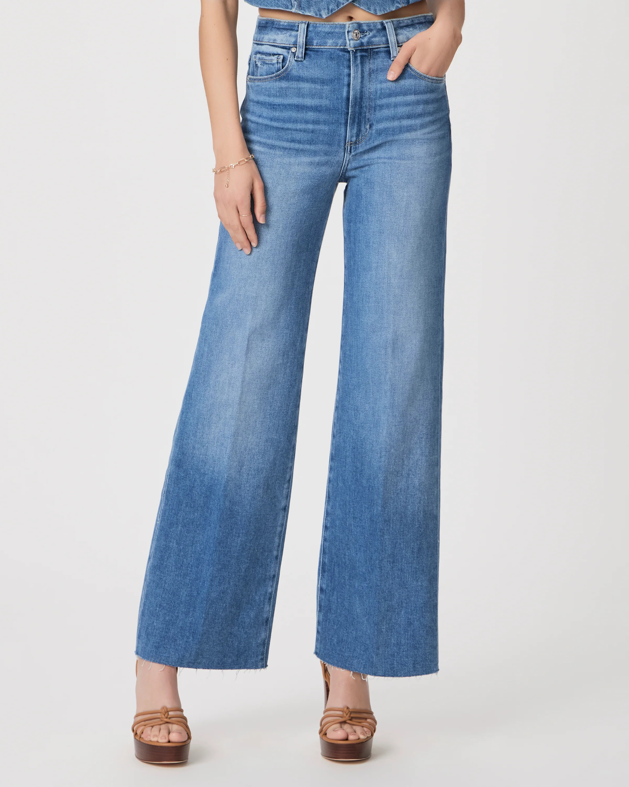 Anessa 31" Wide Leg Jean | Paige