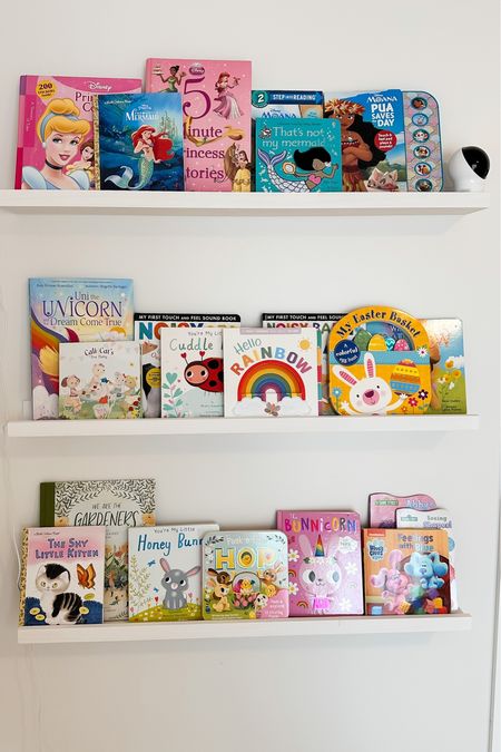 Ps bookshelf right now! We grabbed a few new Easter books this weekend so wanted to share some ones she’s been loving lately! 
.
.


#LTKkids #LTKbaby #LTKhome