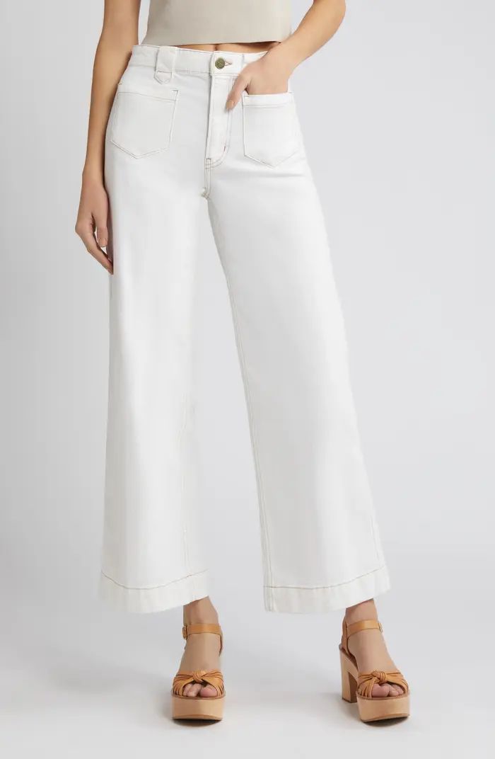 Relaxed Wide Leg Utility Jeans | Nordstrom