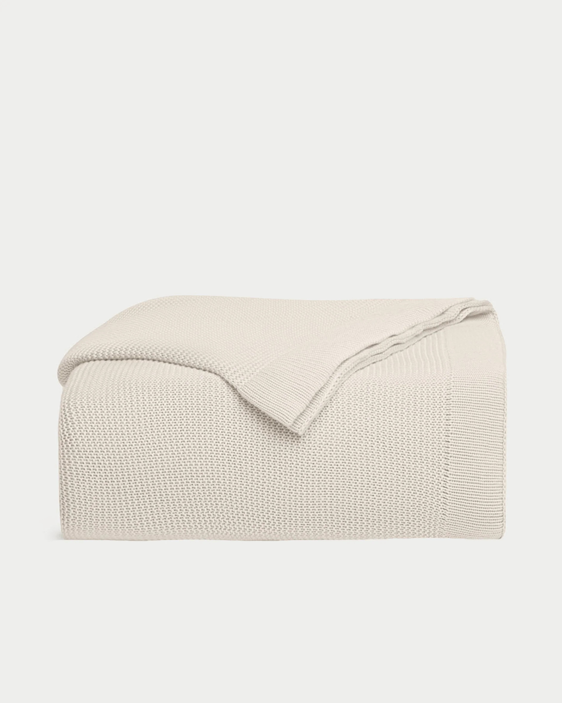 Cloud Knit Blanket in Driftwood (Size: Throw) - Cozy Earth | Cozy Earth