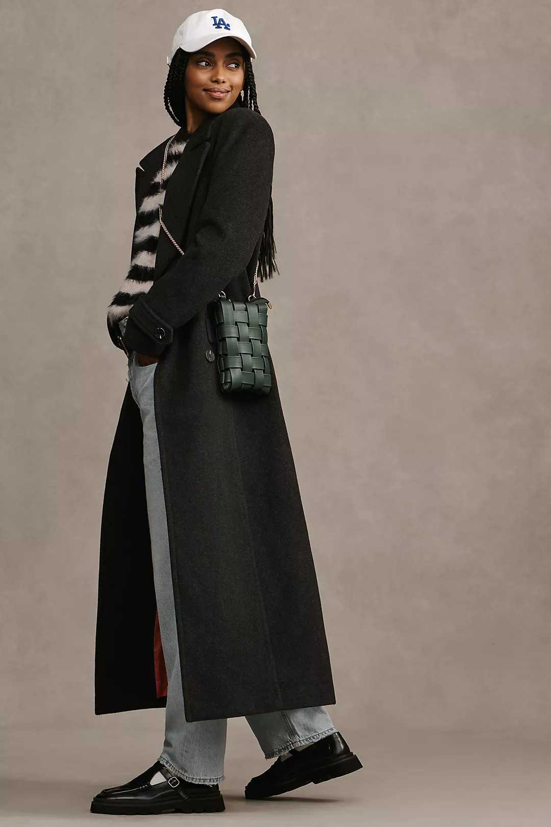 Avec Les Filles Tailored Double-Breasted Top Coat | Anthropologie (US)