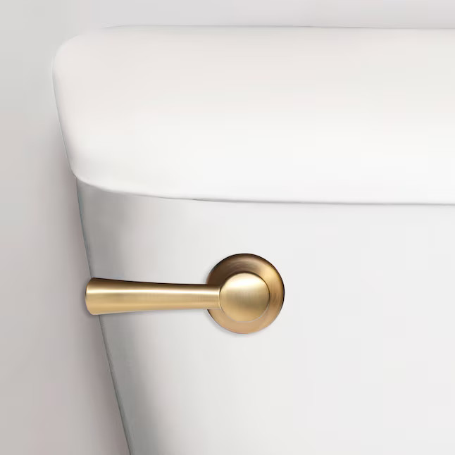 Korky StrongARM Simple Style 8-in Front/Side/Neo-angle Mount Brushed Gold Universal Fit Handle wi... | Lowe's