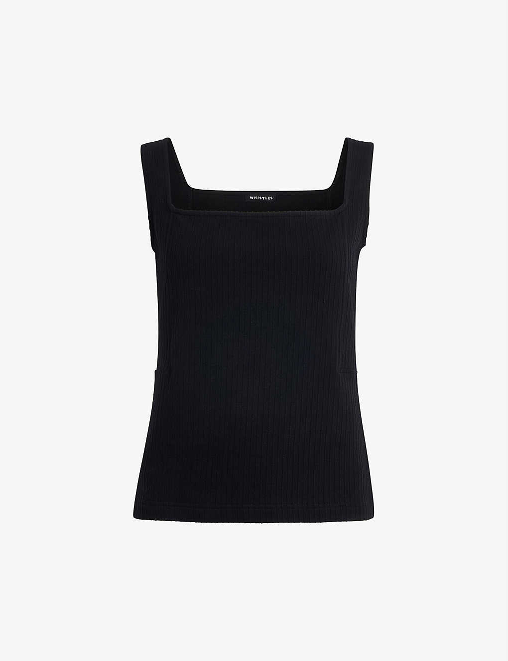 Square-neck ribbed cotton vest top | Selfridges