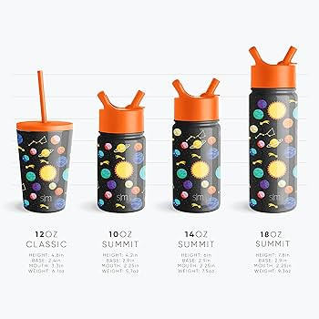 Simple Modern Kids Water Bottle with Straw Lid | Insulated Stainless Steel Reusable Tumbler for T... | Amazon (US)