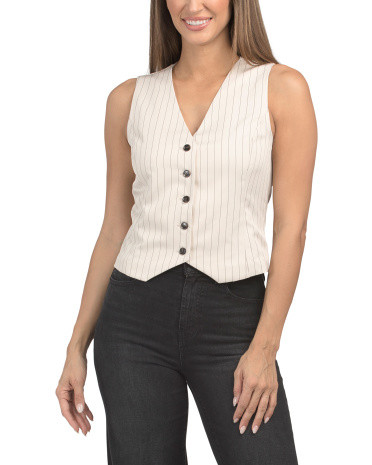 Pinstripe Vest | Clothing | Marshalls | Marshalls