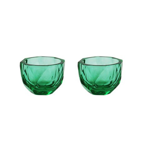 Aspen Creative 16010-2 Green Glass Votive Candle Holder 3"" Diameter x 2-1/2"" Height, 2 Pack | Walmart (US)