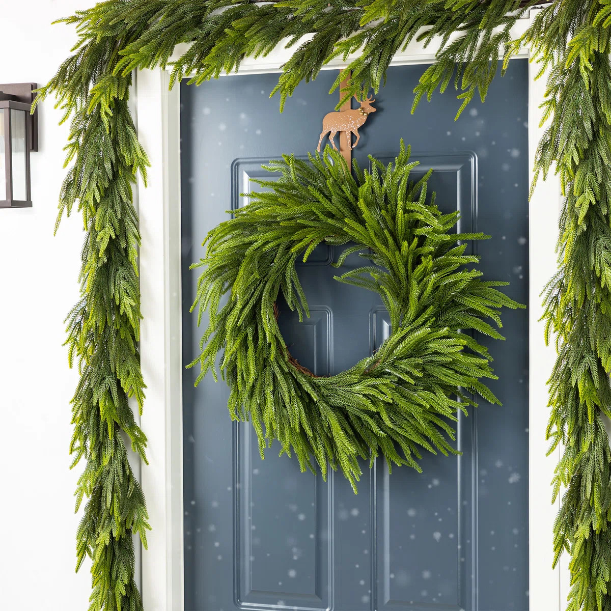 6' Christmas Greenery PE Dripping Garland (Set of 2) | Wayfair North America