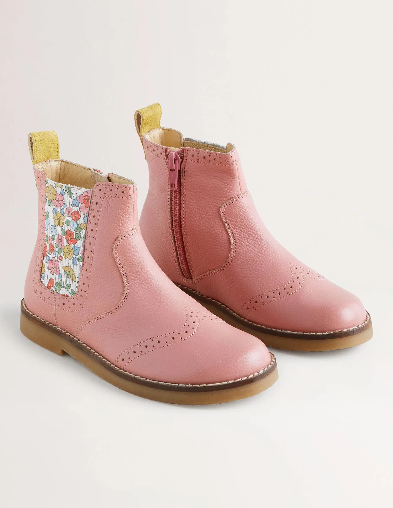 Chelsea Boots (Girls) - Pink | Boden (US)