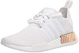 adidas Women's NMD_R1 Sneaker, White/White/Copper Metallic, 10 | Amazon (US)