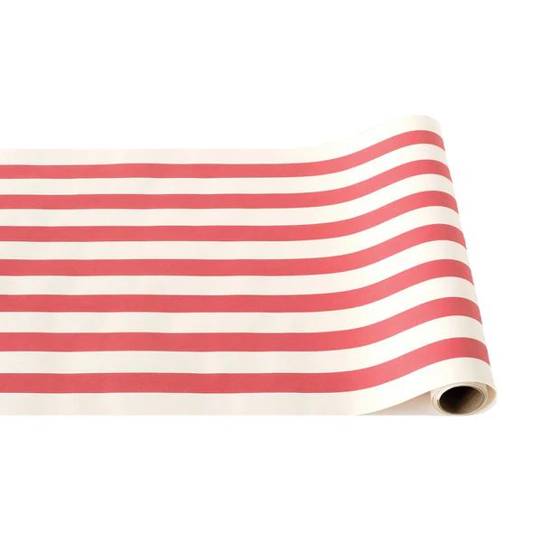 Red Classic Stripe Paper Table Runner | Waiting On Martha
