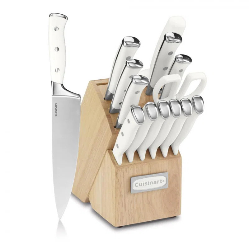 Cuisinart 15-Pc Stainless Steel Knife Block Set | Wayfair North America