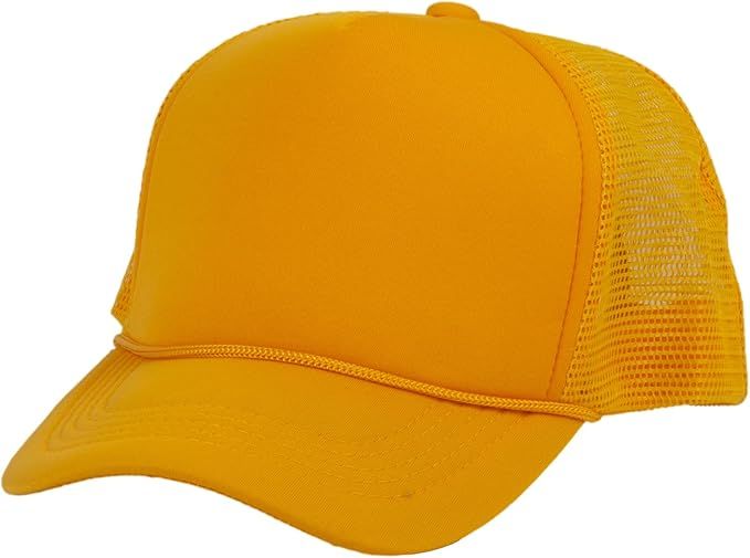 TOP HEADWEAR Blank Trucker Hat - Mens Trucker Hats Foam Mesh Snapback | Amazon (US)