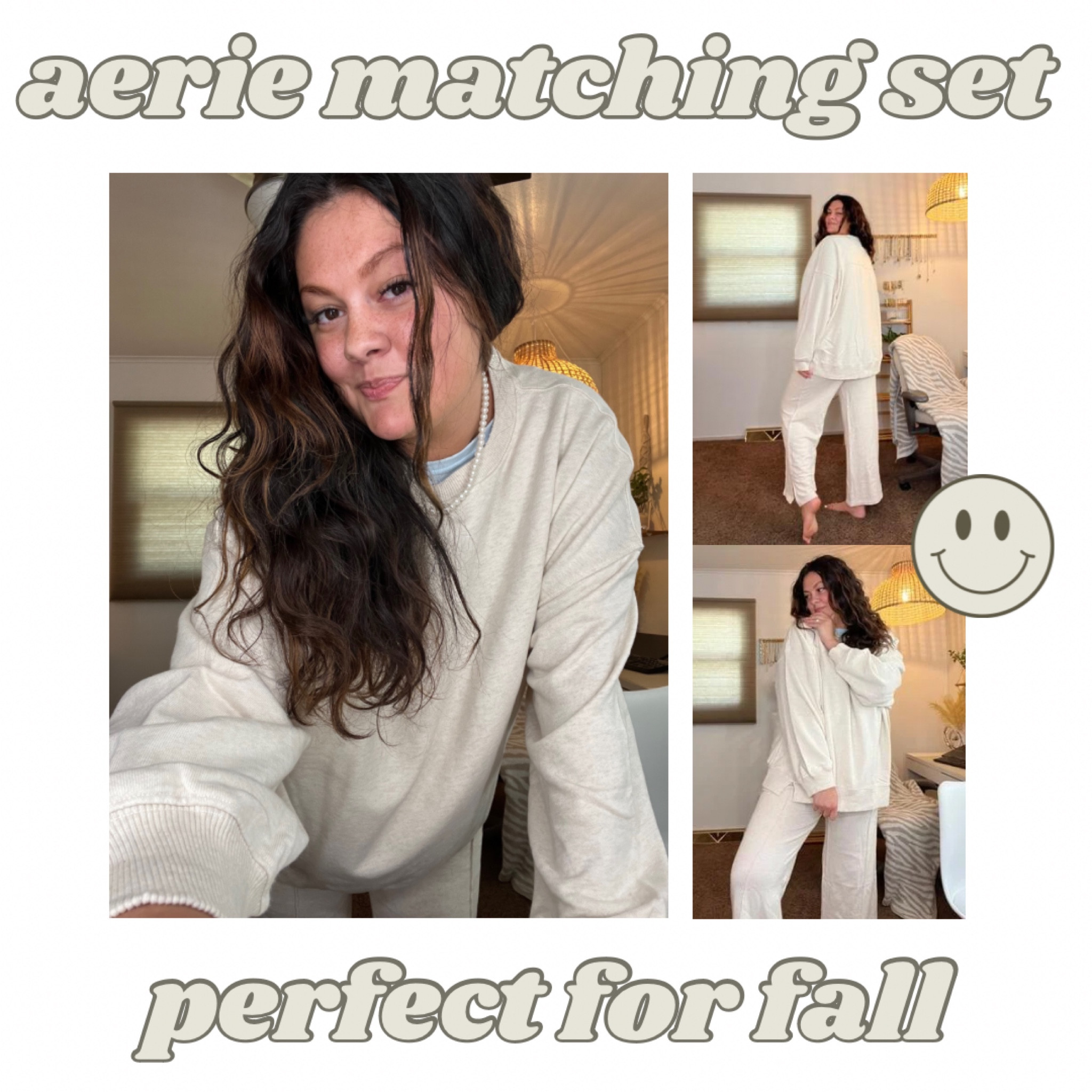 obsessed with this comfy cozy matching set 🤍🫶🏼🍂

#LTKSeasonal #LTKsalealert #LTKFind