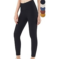 KIKIWING High Waisted Compression Leggings for Women Ribbed Leggings Yoga Pants Ribbed Biker Shorts  | Amazon (US)
