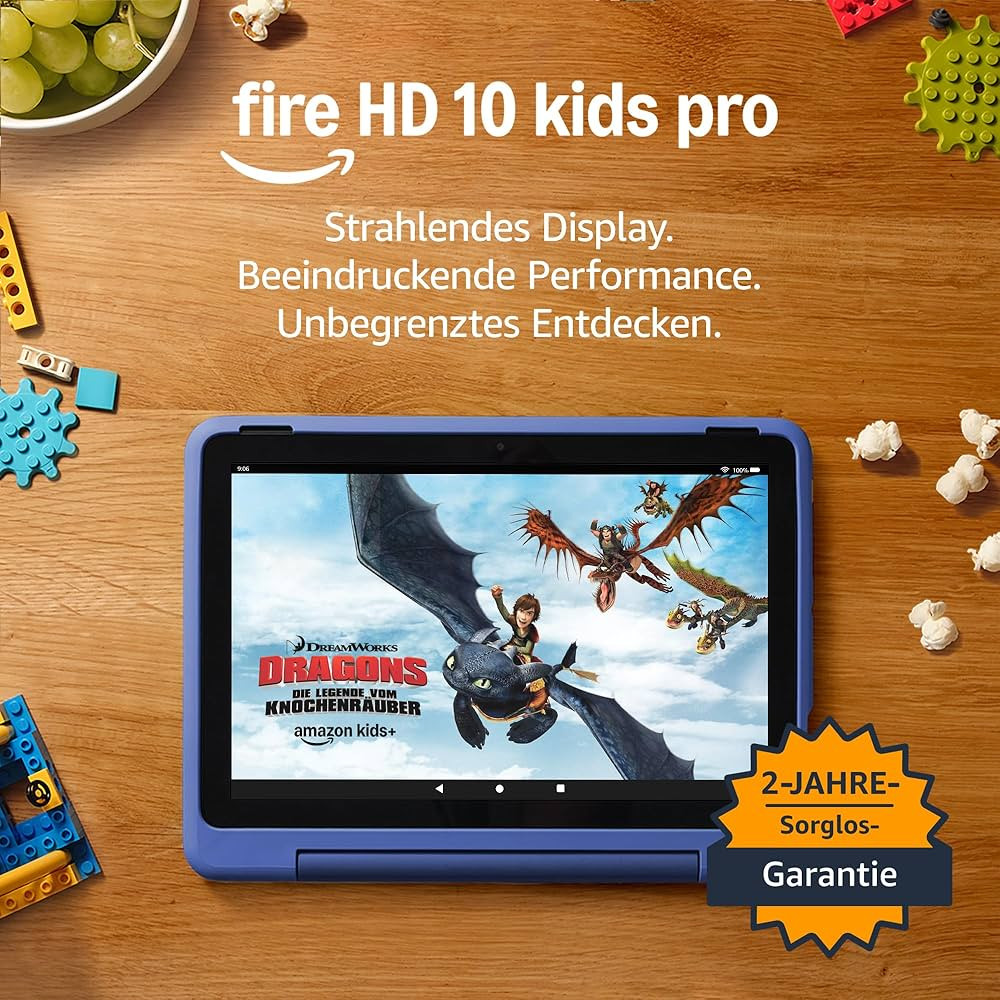 Fire HD 10 Kids Pro-Tablet (Neueste Generation), f\u00fcr Kinder ab dem Grundschulalter | 10-Zoll... | Amazon (DE)
