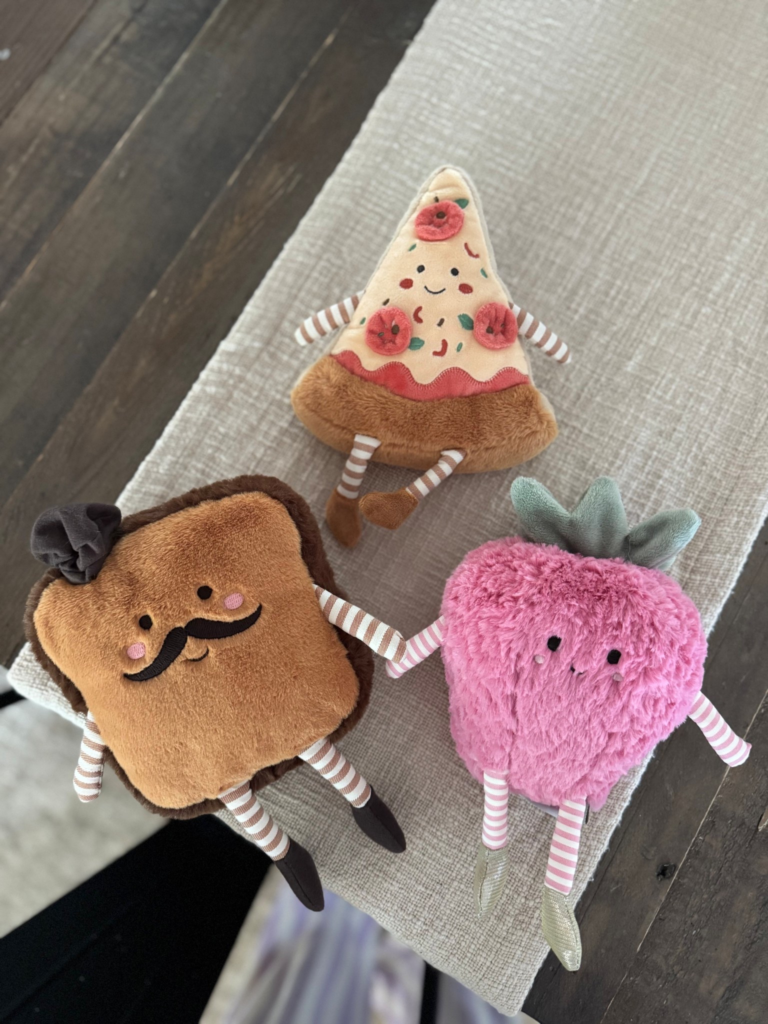 Anthropologie is having a sale on their Mon Ami stuffies! They are sooo cute with their little striped legs and arms!

Strawberry plush, pizza plush, toast plush, jellycat lookalikes, stuffed animals 

#LTKKids #LTKSaleAlert #LTKFindsUnder50