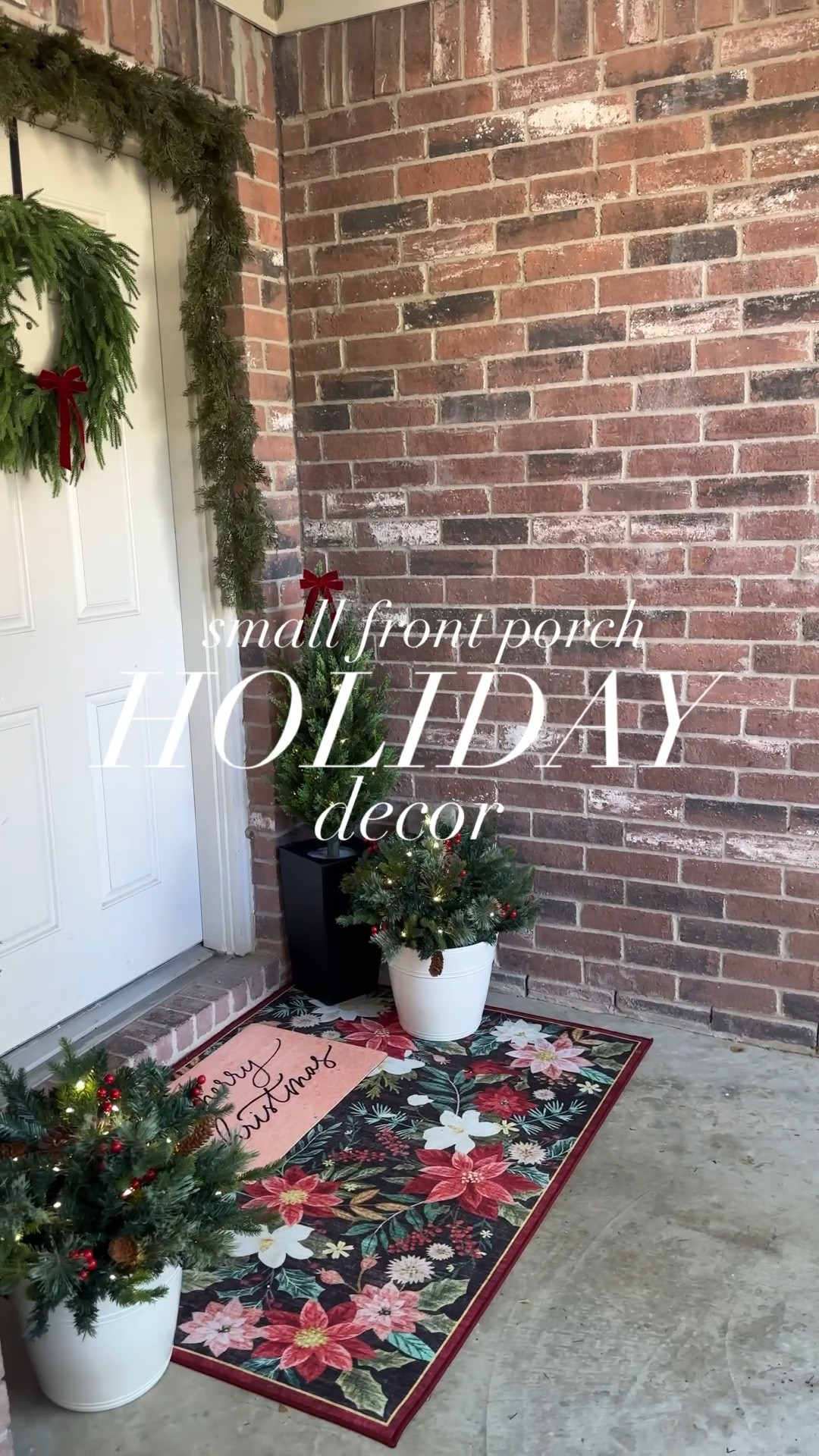 Have a small front porch? These are the items you need to make it feel festive all while sticking to a budget! 

Amazon finds, Amazon Christmas decor, Christmas porch, Christmas inspo, Christmas decorations 

#LTKHoliday #LTKSeasonal #LTKHome