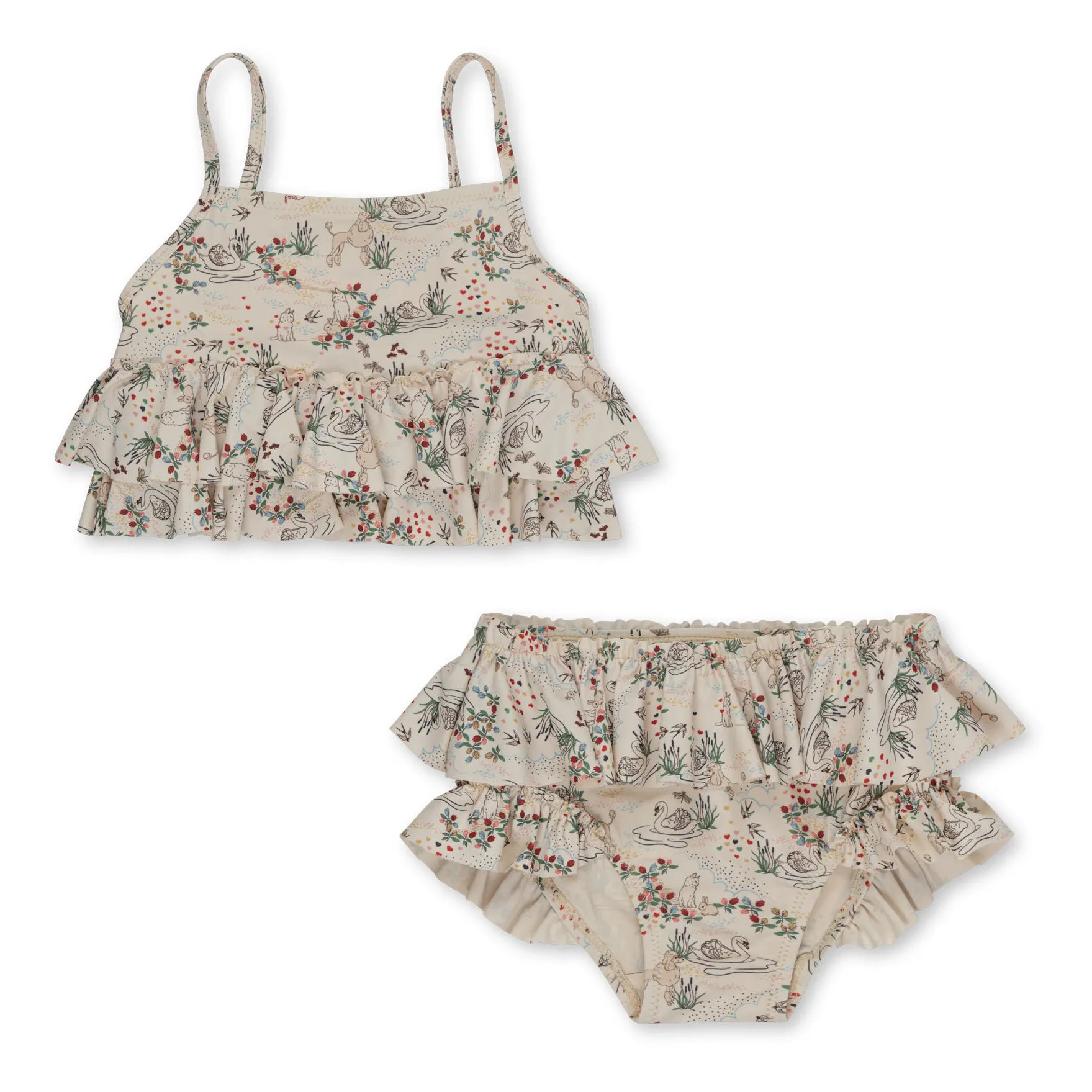 Maillot 2 Pièces Manuca Fibres Recyclées | Beige | Smallable