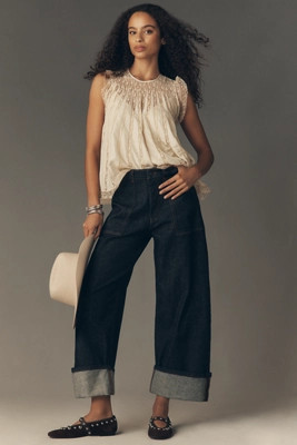 The Kayden Carpenter Barrel Jeans by Pilcro | Anthropologie (US)