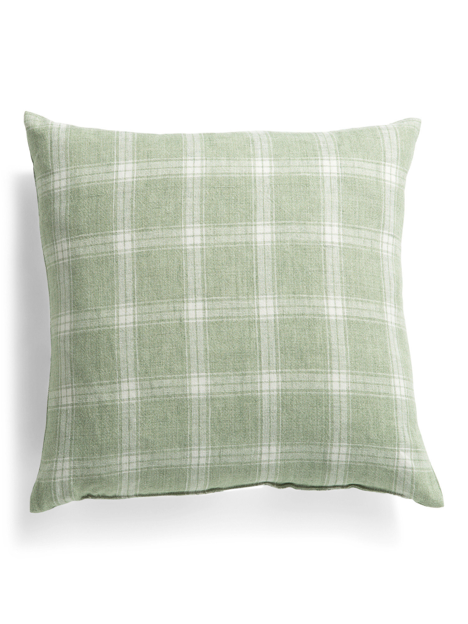 22x22 Linen Preston Plaid Pillow | TJ Maxx