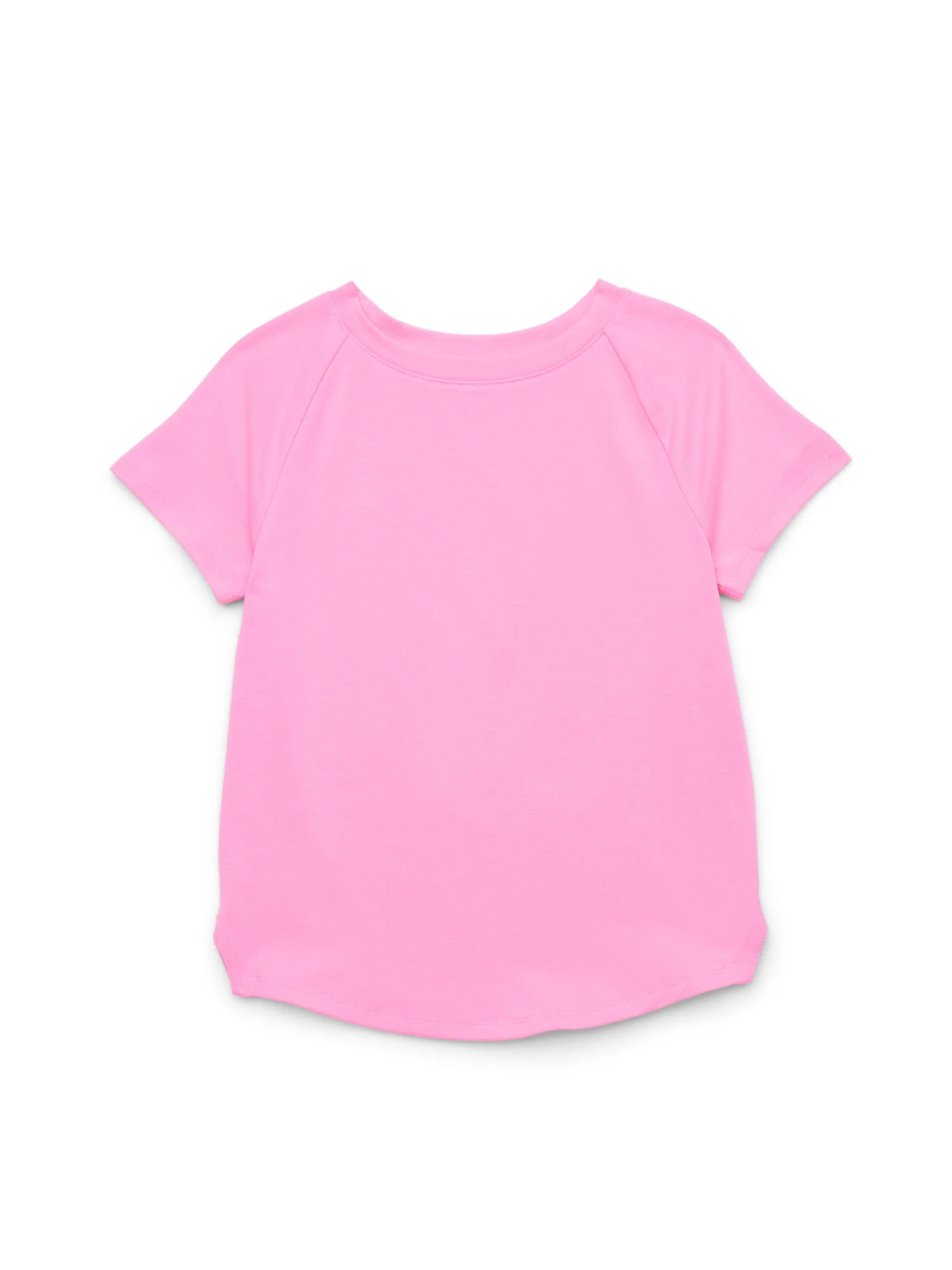 Athletic Works Girl's Active Short Sleeve Tee, Sizes 4-18 & Plus | Walmart (US)