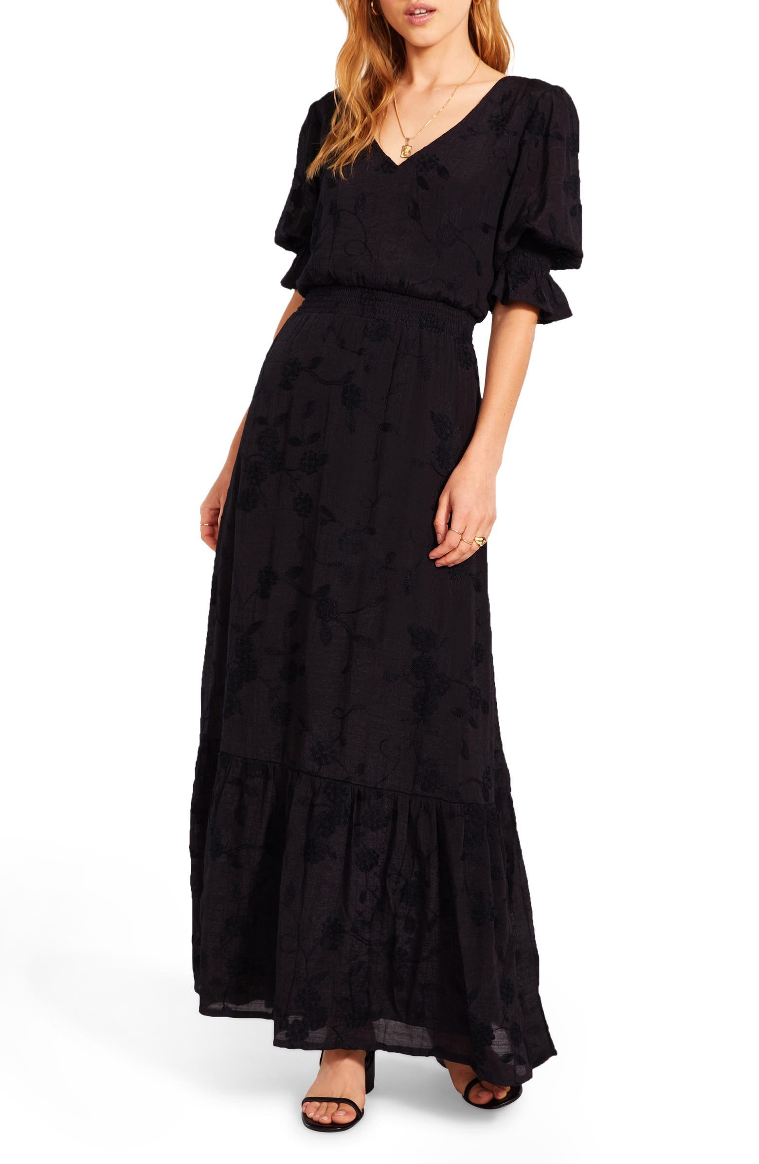 BB Dakota x Steve Madden Hampton Embroidered Prairie Dress | Nordstrom